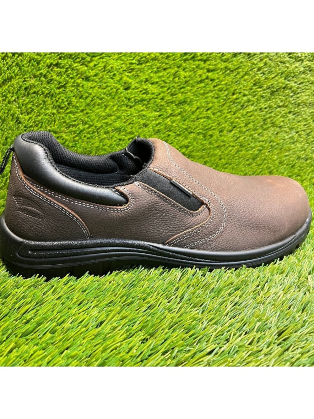 Avenger Foreman Mens Size 13 Brown Black Leather Composite Toe Safety Work Shoes